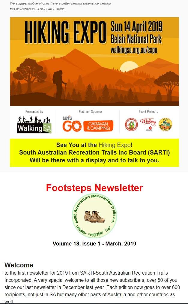 Lavender Federation Trail - Footsteps - Vo 1 -Issue 1 - March 2019 - Released