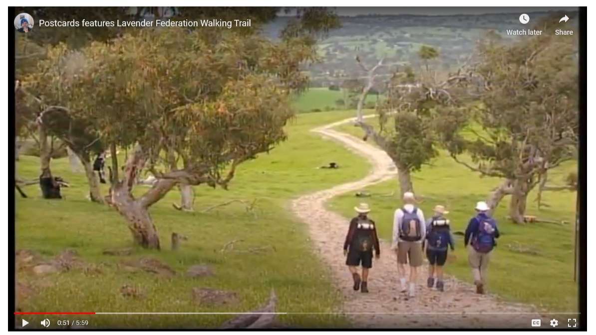 Postcards SA Features the Lavender Federation Trail - Video